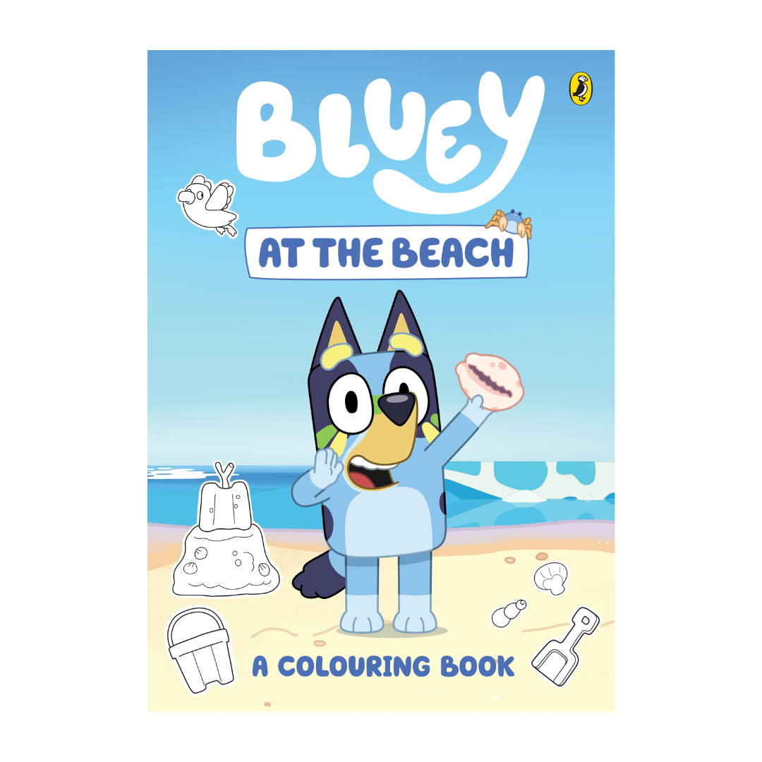 Bluey At the Beach Colouring Book – Whānau Compass