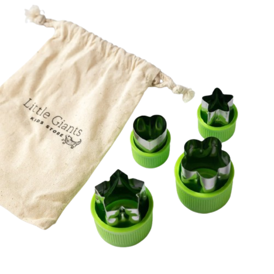 Little Giants Mini Fruit and Vege Cutters - Set of 4