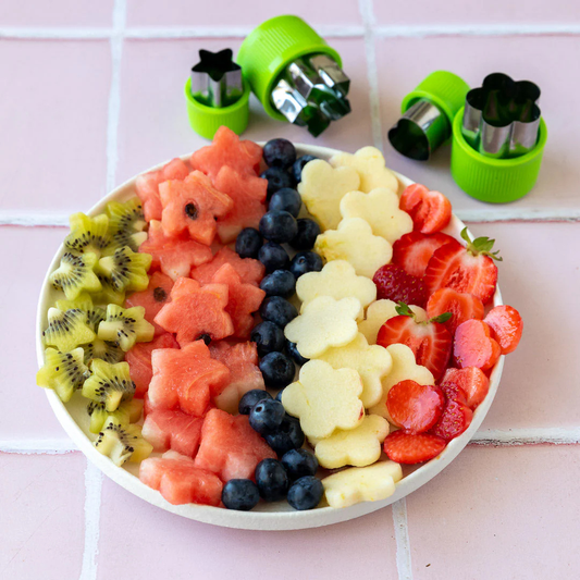 Little Giants Mini Fruit and Vege Cutters - Set of 4