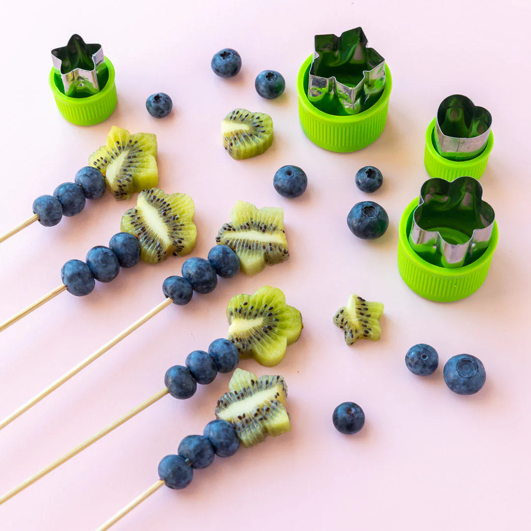 Little Giants Mini Fruit and Vege Cutters - Set of 4